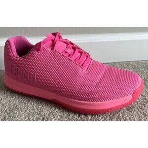 No Bull Trainers Womens 9.5 Hot Pink Super Fabric Shoes Cross Fit Workout Bright